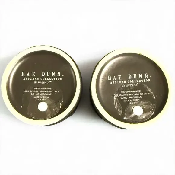 Rae Dunn Travel Mug Set Vampire Bat Juice Ceramic W/Lid Halloween New in boxes - Picture 6 of 6